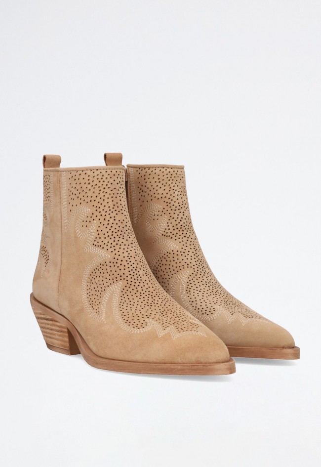 Botín cowboy de mujer arena Alpe Holly 53561108