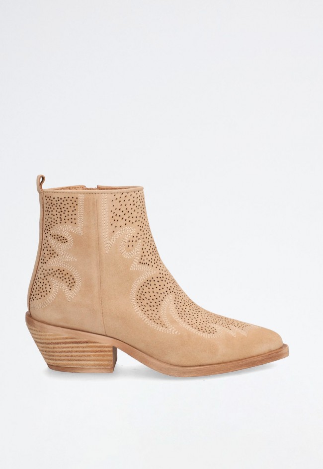 Botín cowboy de mujer arena Alpe Holly 53561108