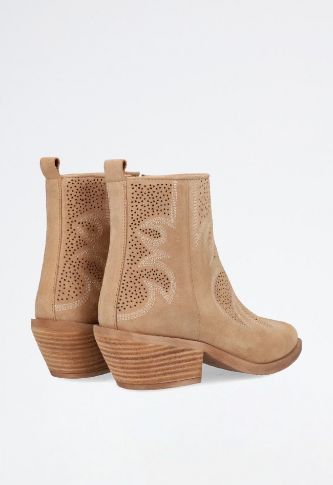 Botín cowboy de mujer arena Alpe Holly 53561108