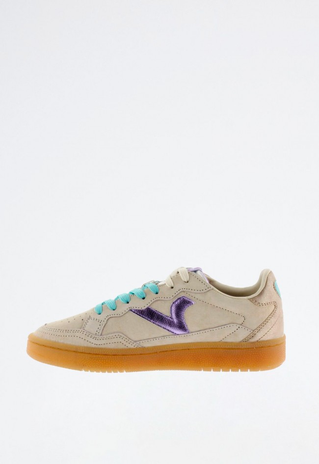 Deportivo de mujer beige Victoria SMASH - SUEDE COLOR 8806107