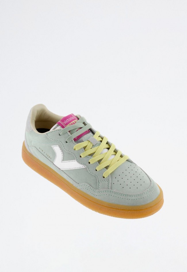Deportivo de mujer verde Victoria SMASH SUEDE COLOR 8806107