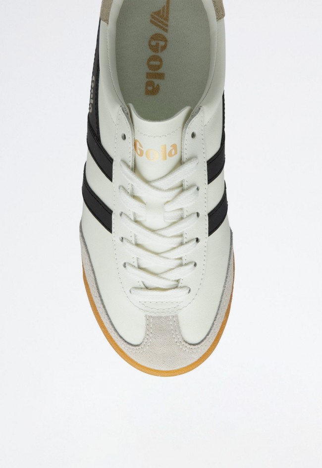 Deportivo de mujer blanco Gola torpedo leather
