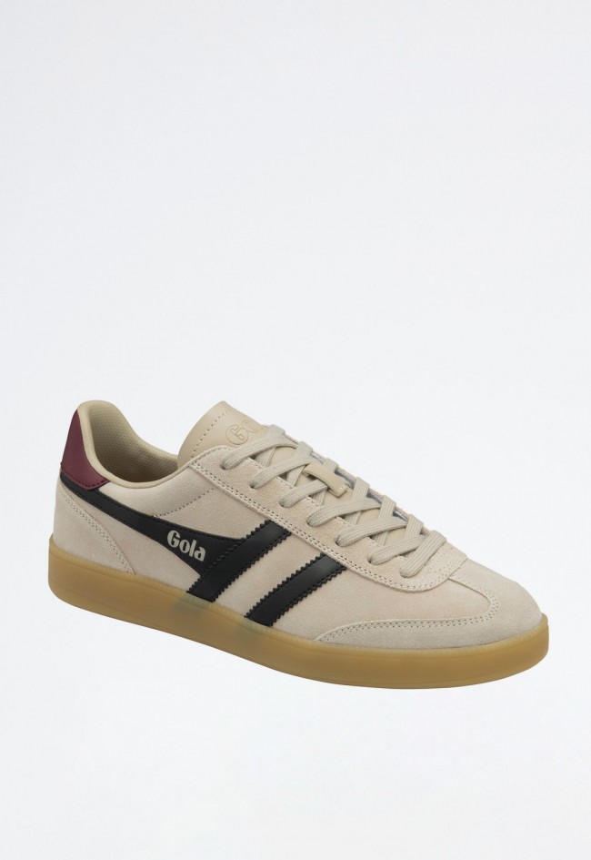 Zapatilla deportiva de hombre en ante gris con suela de goma estilo retro | Bestseller GOLA VIPER