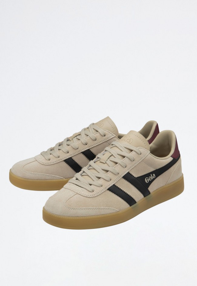 Zapatilla deportiva de hombre en ante gris con suela de goma estilo retro | Bestseller GOLA VIPER
