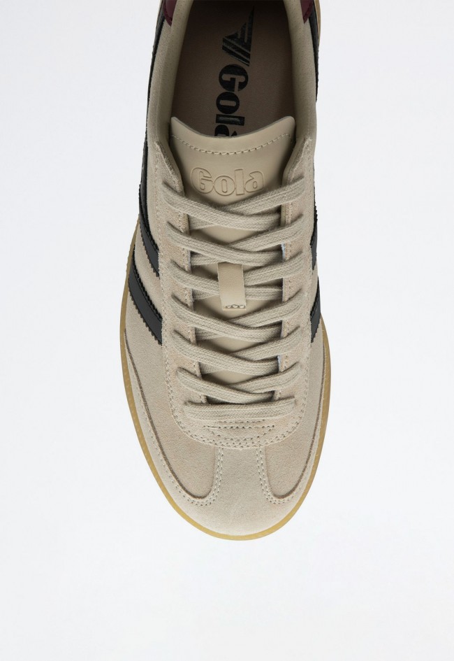 Zapatilla deportiva de hombre en ante gris con suela de goma estilo retro | Bestseller GOLA VIPER