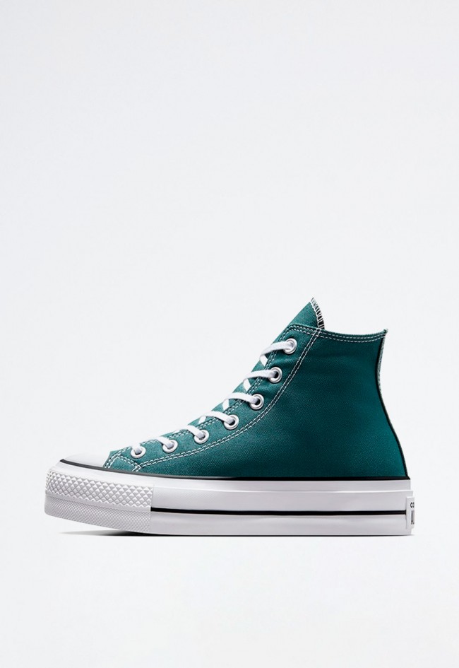 Deportivo de mujer verde Converse chuck taylor all star lift platform