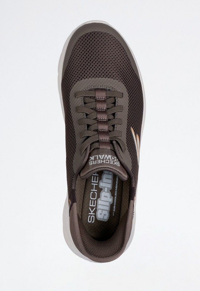 Deportivo de hombre marrón Skechers 216324