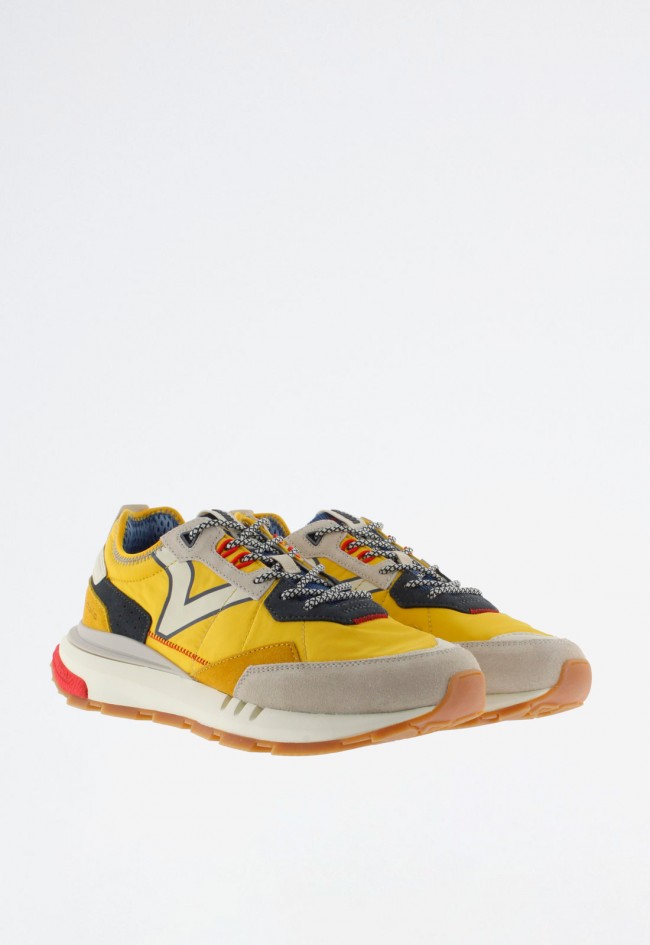 Sneakers unisex mostaza con suela WING EVO confort ligero y diseño retro VICTORIA 8811100