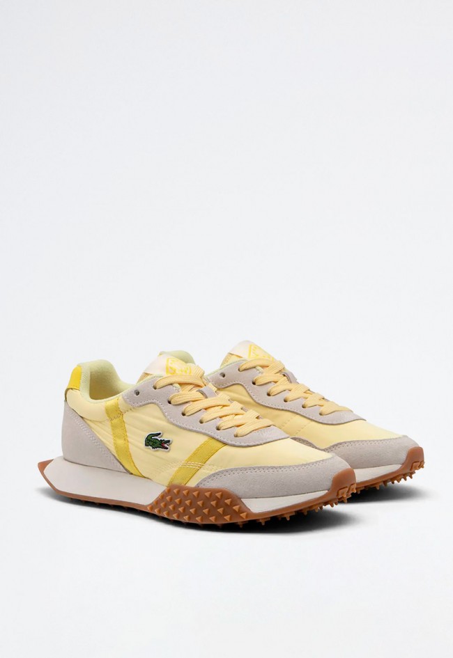 Deportivo de mujer amarillo Lacoste  l-spin evo