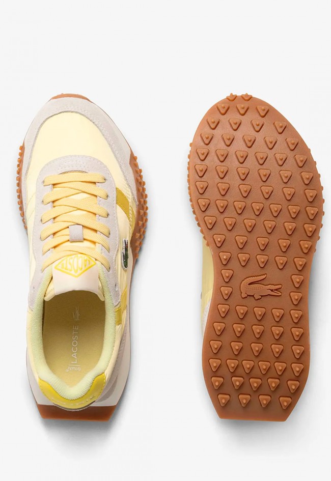 Deportivo de mujer amarillo Lacoste  l-spin evo