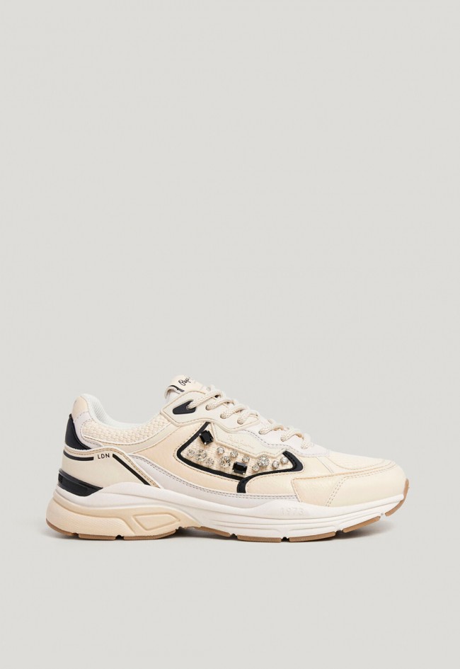 Deportivo de mujer beige Pepe Jeans pls60029
