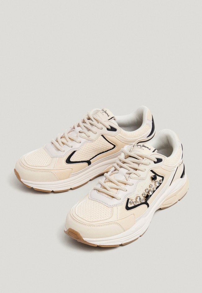 Deportivo de mujer beige Pepe Jeans pls60029