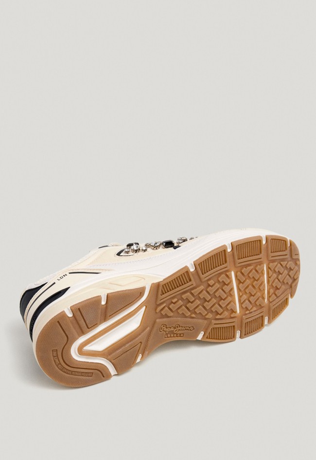 Deportivo de mujer beige Pepe Jeans pls60029
