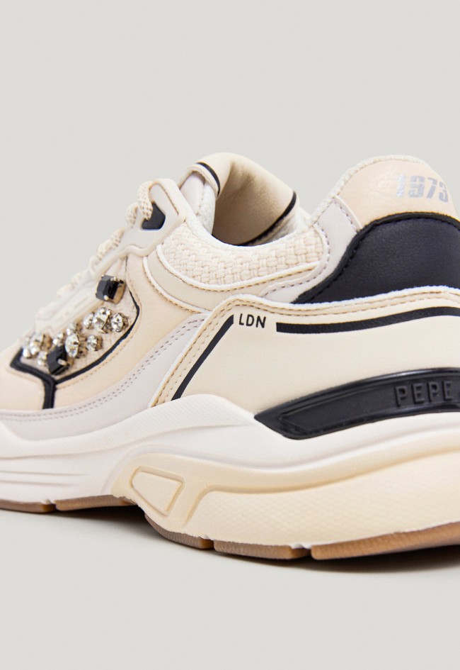 Deportivo de mujer beige Pepe Jeans pls60029