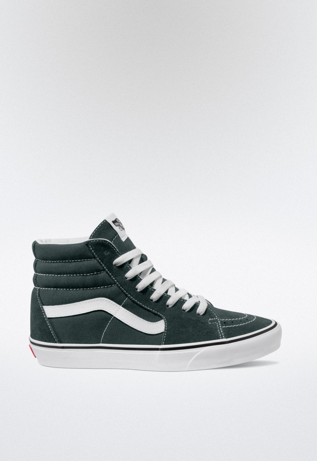 Deportivo de mujer verde VANS sk8-hi