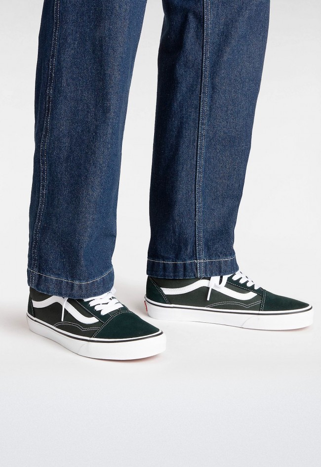 Deportivo de hombre verde VANS old skool