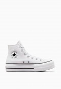 Zapatilla de mujer Converse Chuck Taylor plataforma en lona blanca con espuma EVA | Estilo clásico elevado