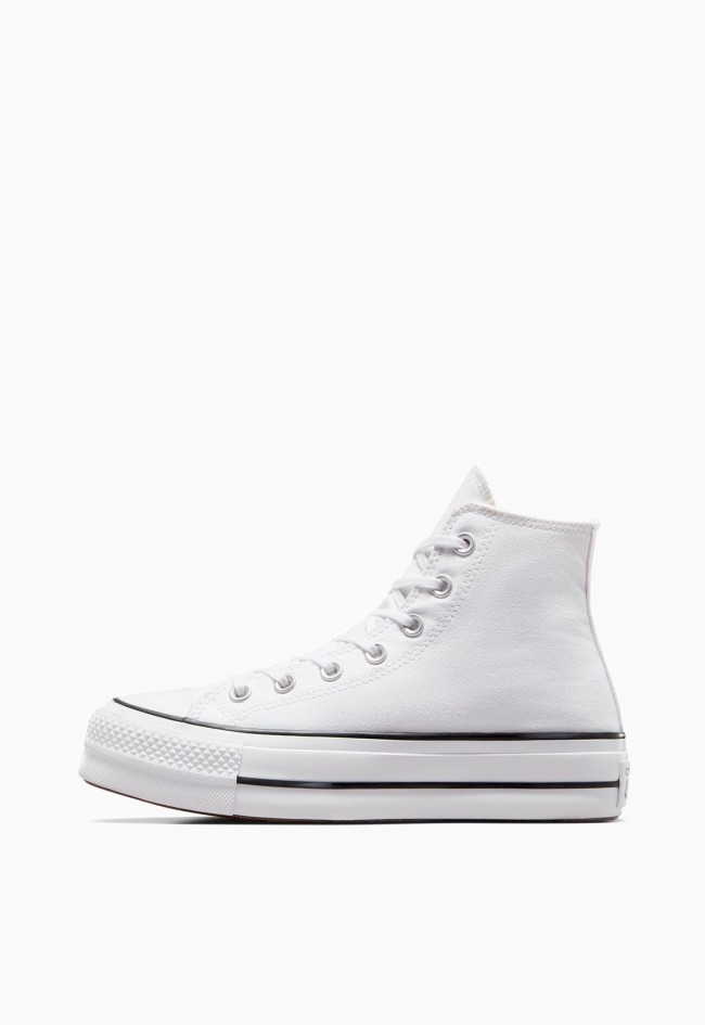 Zapatilla de mujer Converse Chuck Taylor plataforma en lona blanca con espuma EVA | Estilo clásico elevado