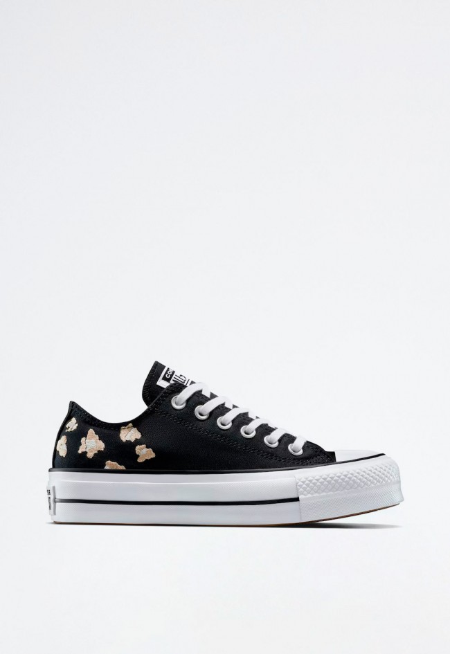 Deportivo de mujer negro Converse chuck taylor all star lift Animal Print