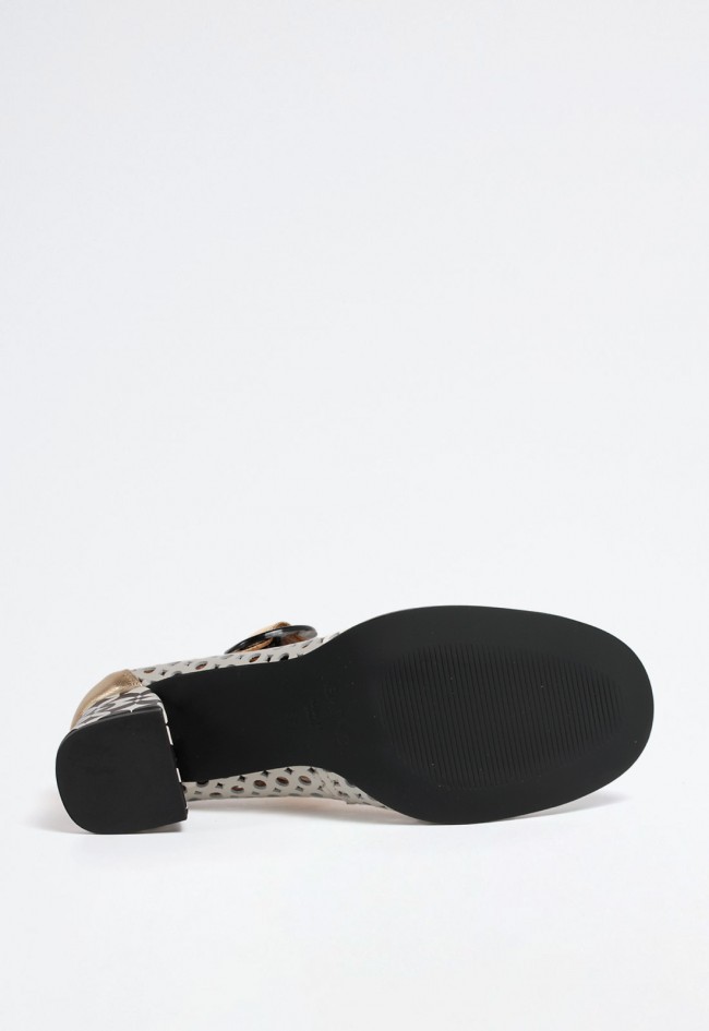 Zapato retro vintage de mujer blanco Nemonic 2442