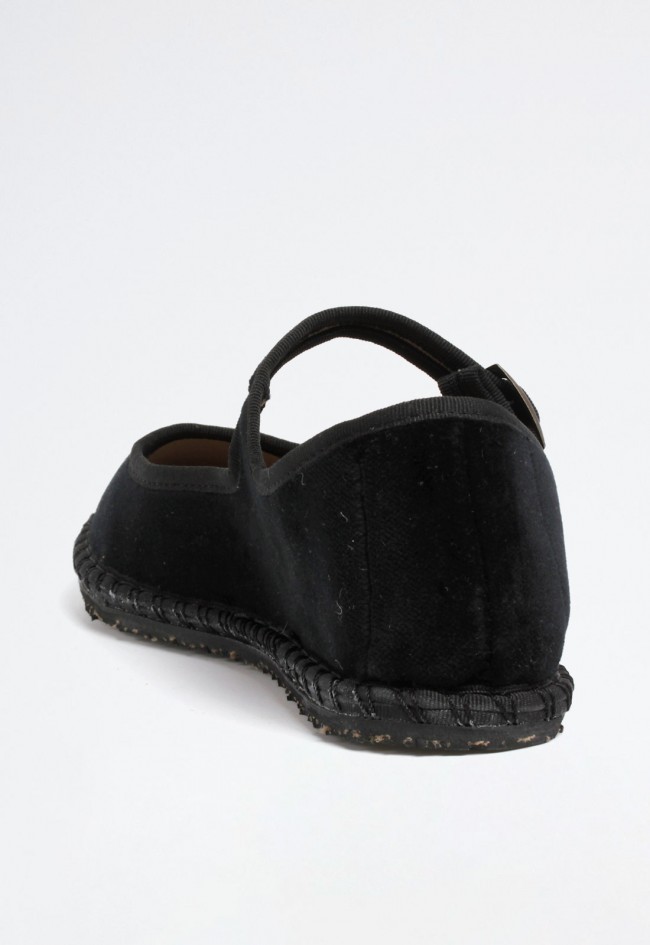 Alpargatas venecianas de mujer negro GLO 11