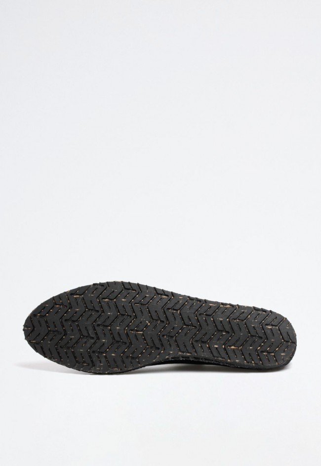 Alpargatas venecianas de mujer negro GLO 11
