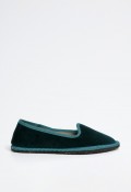 Alpargata veneciana plana de mujer en color marino con diseño clásico y tejido ligero GLO 10