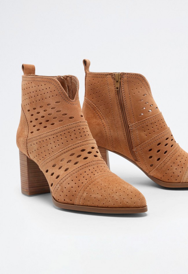 Botín campero de mujer cuero Alpe 53851136
