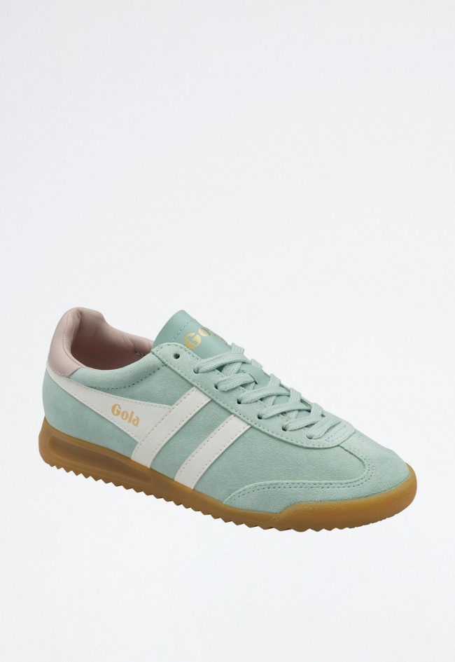 Deportivo de mujer agua Gola torpedo suede