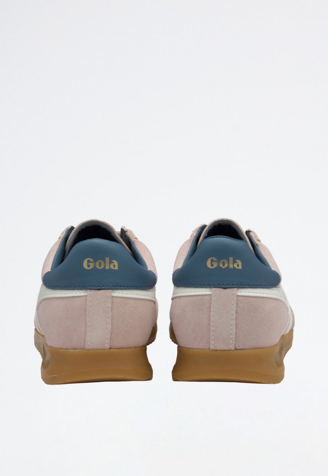 Deportivo de mujer rosa Gola torpedo suede