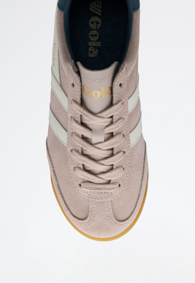 Deportivo de mujer rosa Gola torpedo suede