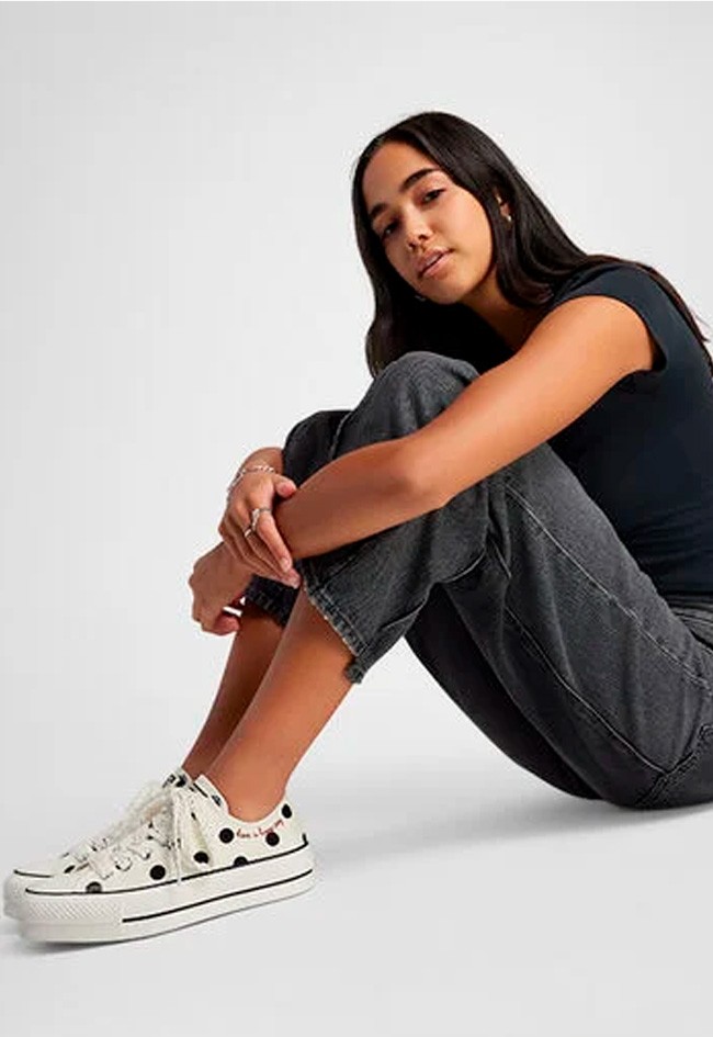 Deportivo de mujer blanco Converse chuck taylor all star lift