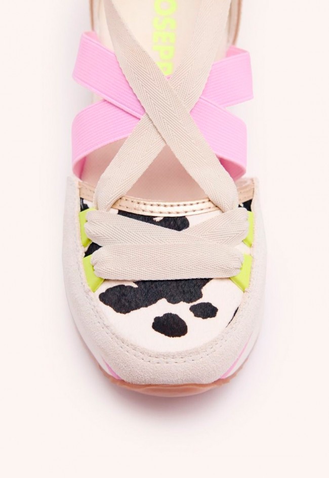 SANDALIAS DEPORTIVAS PIEL VACA Y CUÑA RAFIA Gioseppo LUDLOW