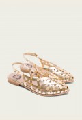 BAILARINAS PLANAS TACHUELAS ORO PORRONET RANIA 7093