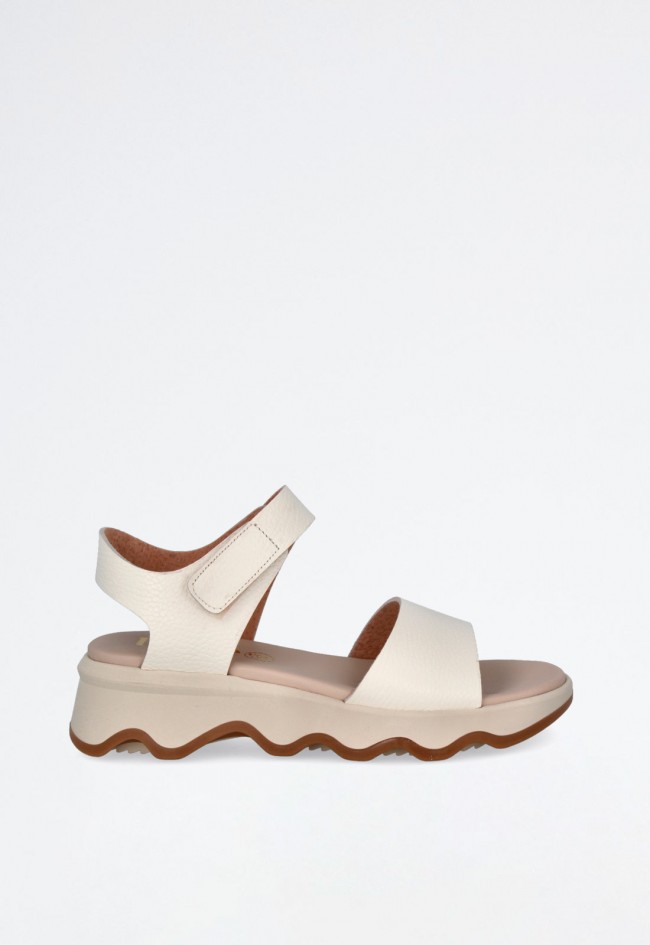 Sandalia de mujer beige Lince 50269