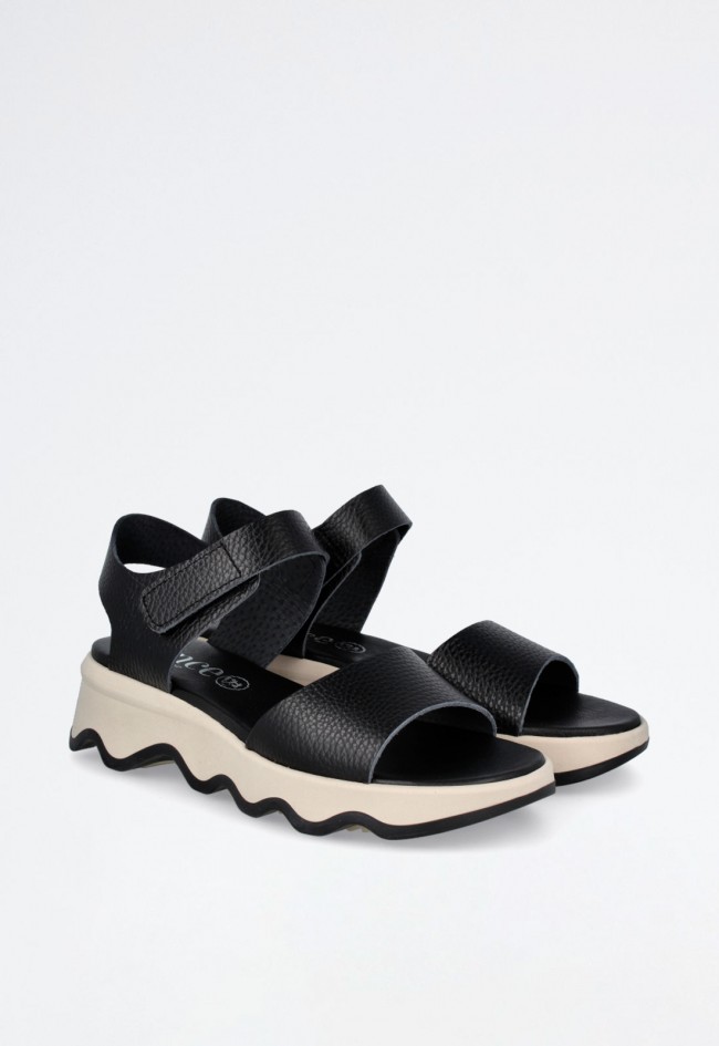 Sandalia de mujer negro Lince 50269