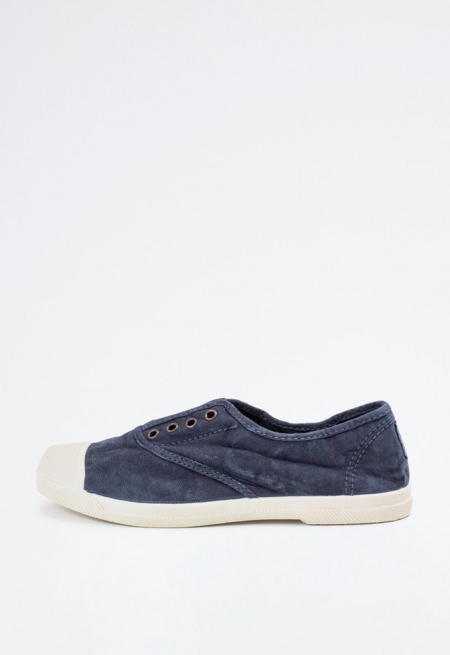 Zapatilla ecológica de lona en color marino – ligera, sostenible y fabricada en España | NATURAL WORLD Old Lavanda 102e