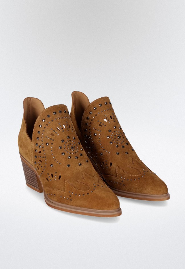 Botín cowboy de mujer cuero VAS nereida 06