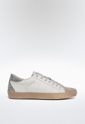 Deportivo de mujer en color plata con detalle glitter – estilo urbano y toque brillante | WHY PINK M5040