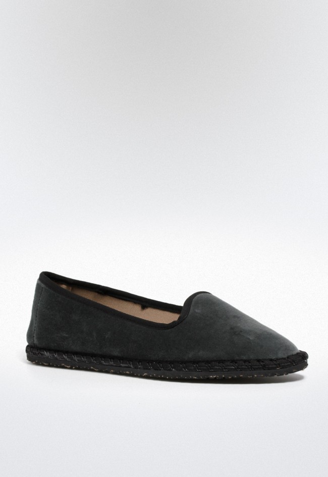 Alpargata veneciana de mujer plomo GLO 10
