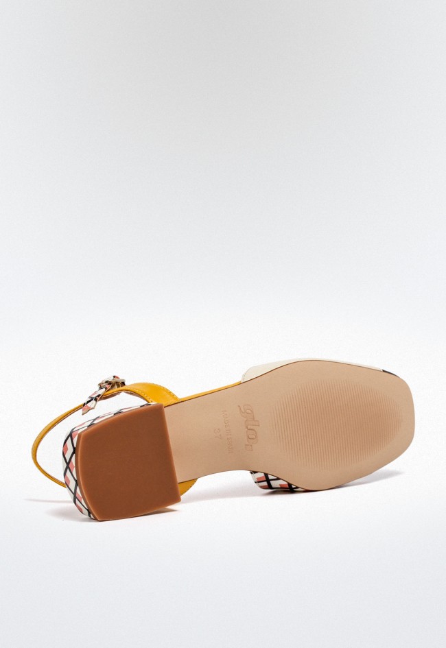 Zapato bailarina de mujer beige Glo yohana