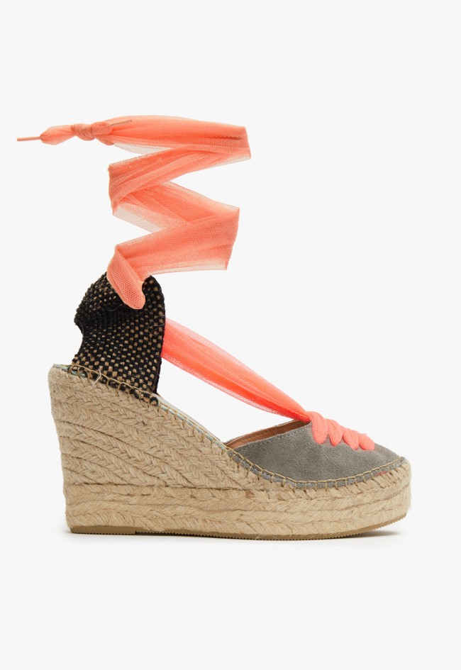 Alpargatas esparto de mujer coral Star Love meridia 121