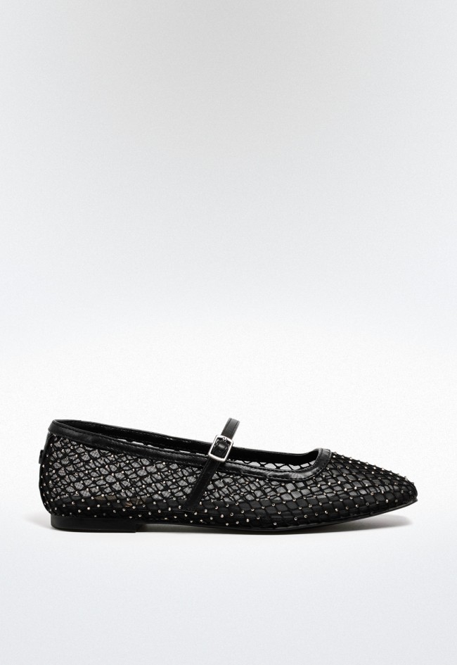 Zapato de mujer negro La strada 2322694