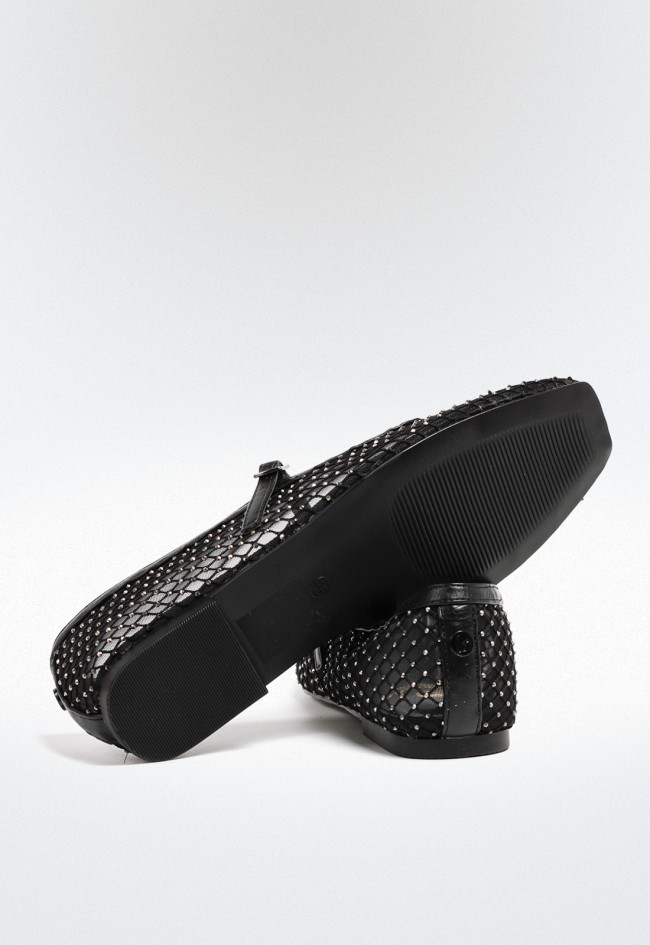 Zapato de mujer negro La strada 2322694