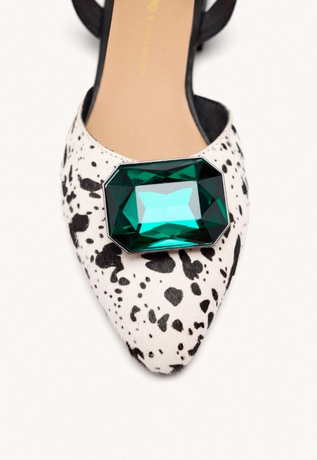 Mules piel de mujer cebra Gioseppo hughes