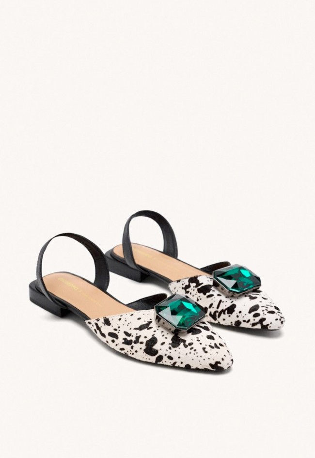 Mules piel de mujer cebra Gioseppo hughes