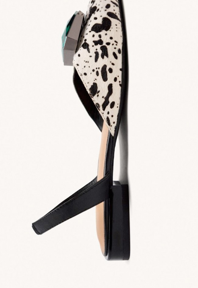 Mules piel de mujer cebra Gioseppo hughes