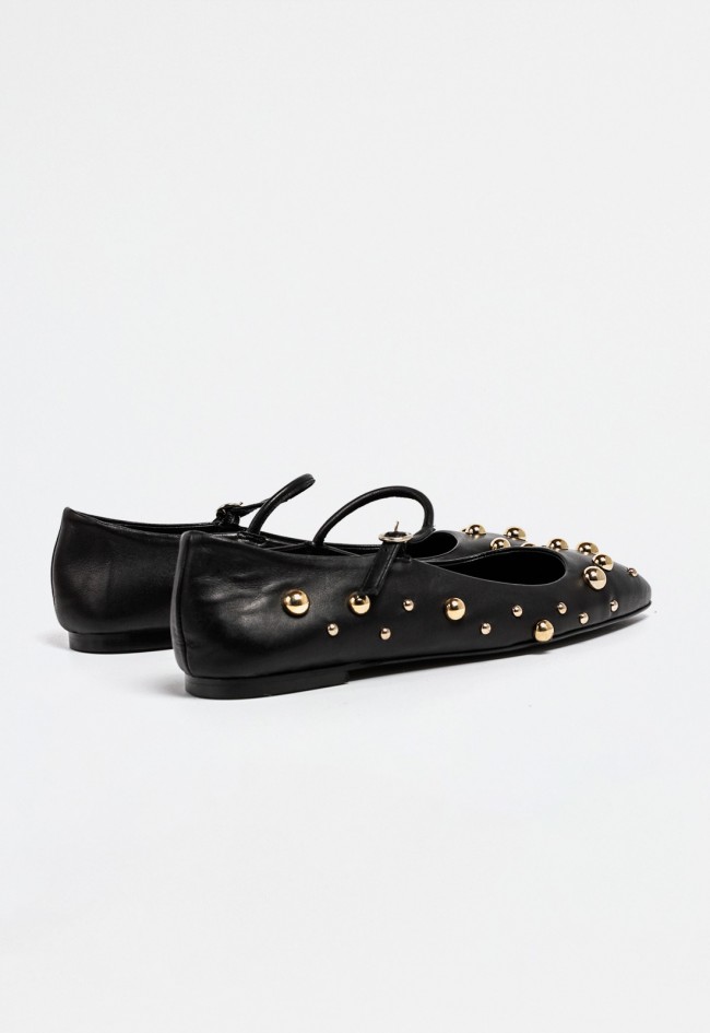 Bailarina tachas de mujer negro Dansi 7322