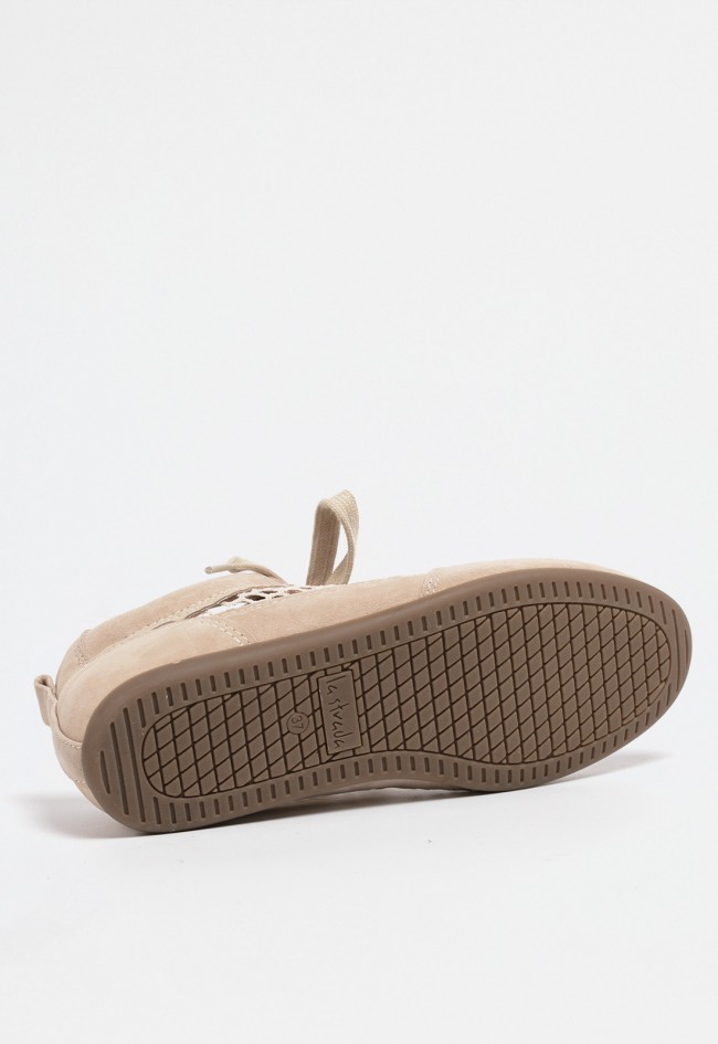 Deportivo de mujer beige La strada 2402427