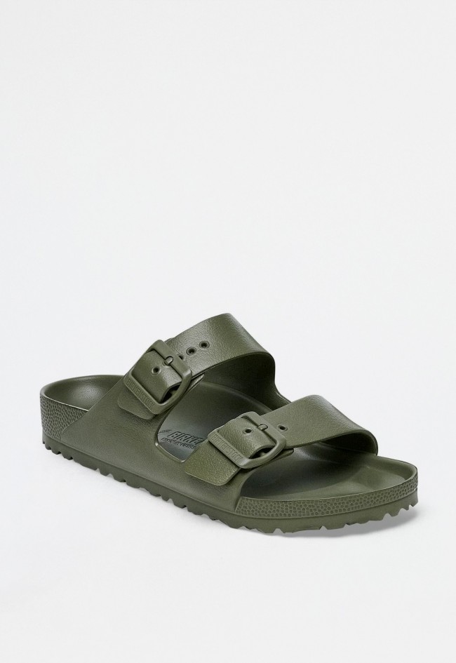 Sandalia de hombre kaki Birkenstock arizona essentials eva